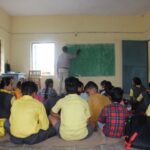 classroom in a village