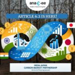 Featured graphic showing India–Japan Article 6.2 carbon market partnership under the Paris Agreement, highlighting renewable energy, technology transfer, and investment opportunities.