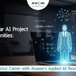 Featured image showing final year AI project opportunities with a futuristic AI interface, symbolizing applied AI, NLP analysis, and career growth through Anaxee’s Applied AI Residency.