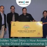 Founders of Anaxee, Govind Agrawal and Arti Agrawal Receiving The Golden Ticket