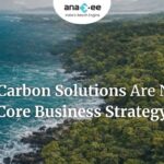 Infographic showing a balance between internal emissions reductions and carbon solutions, highlighting residual emissions, long asset lifecycles, hard-to-abate sectors, and technology gaps.