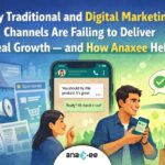 Illustration depicting the limitations of traditional and digital marketing compared to trust-driven buyer decisions influenced through peer recommendations.