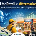 AI for retail in aftermarket showing field execution, retail shops, distributor network, and real-time analytics improving distribution visibility