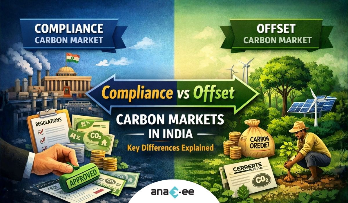Featured Image- Carbon Market In India- Compliance vs Offset