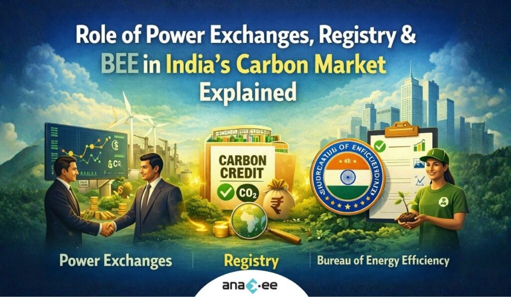 Role of Power Exchanges, Registry & BEE in India's Carbon Market Explain
