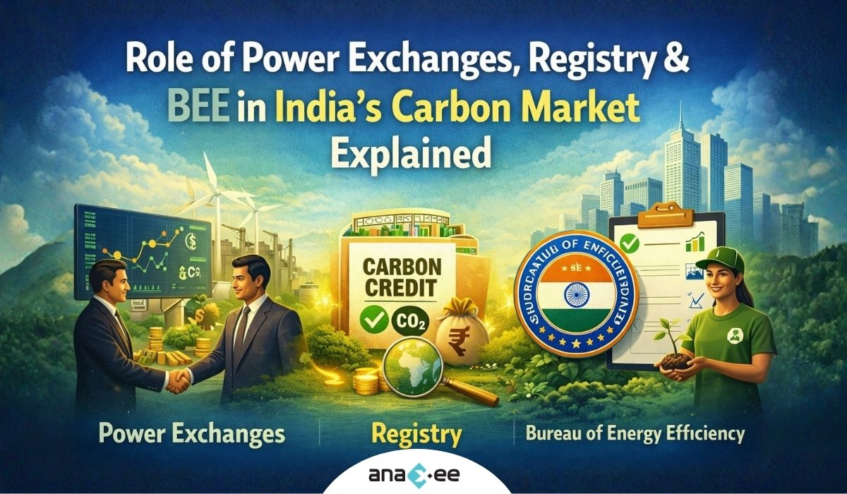 Role of Power Exchanges, Registry & BEE in India's Carbon Market Explain