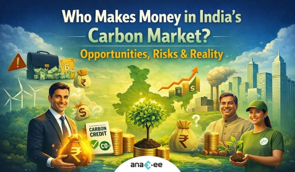 Featured Image of blog- Who Makes Money in India's Carbon Market