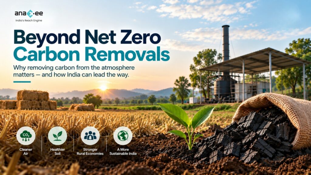 Carbon removals in India using biochar and nature-based solutions to address residual emissions and support a more sustainable future.